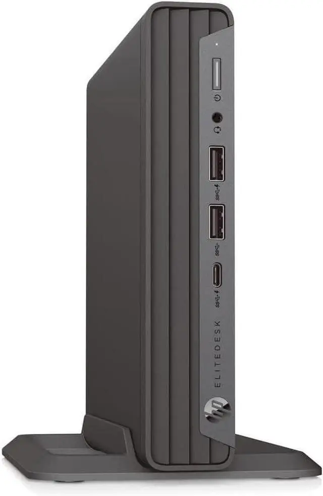 Alt view image 6 of 7 - HP EliteDesk 800 G6 Desktop Mini, Intel Core i5-10500 Processor, 16GB RAM - 512GB SSD, Windows 11 Pro - Black, Keyboard & Mouse Included