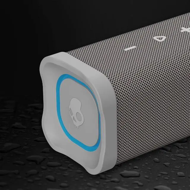 Alt view image 3 of 7 - Skullcandy Terrain XT - Medium Compact Tough Wireless Speaker - Light Grey