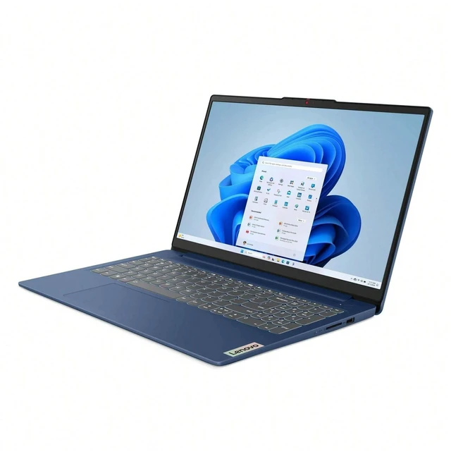 Alt view image 4 of 7 - Lenovo IdeaPad Slim 3 Laptop - 15.6 Inch FHD (1920x1080) Non-Touchscreen, AMD Ryzen 5 40 Processor, 8GB RAM - 256GB SSD, AMD Radeon 610M Graphics, Windows 11 Home - Abyss Blue (82XQ012GUS)