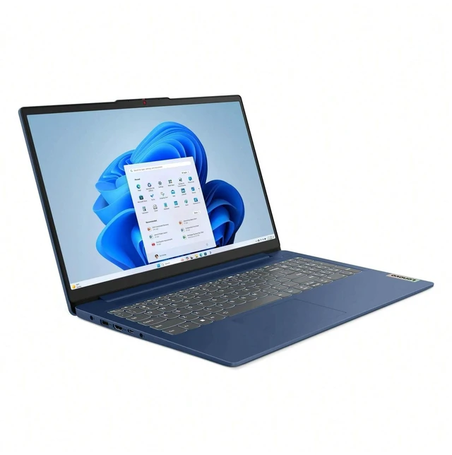 Alt view image 3 of 7 - Lenovo IdeaPad Slim 3 Laptop - 15.6 Inch FHD (1920x1080) Non-Touchscreen, AMD Ryzen 5 40 Processor, 8GB RAM - 256GB SSD, AMD Radeon 610M Graphics, Windows 11 Home - Abyss Blue (82XQ012GUS)