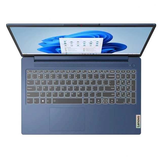 Alt view image 2 of 7 - Lenovo IdeaPad Slim 3 Laptop - 15.6 Inch FHD (1920x1080) Non-Touchscreen, AMD Ryzen 5 40 Processor, 8GB RAM - 256GB SSD, AMD Radeon 610M Graphics, Windows 11 Home - Abyss Blue (82XQ012GUS)