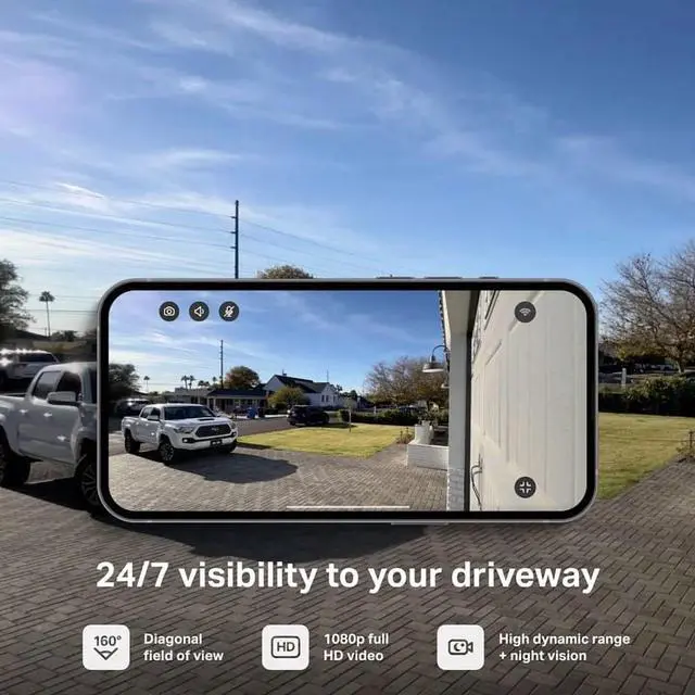 Alt view image 4 of 7 - Chamberlain myQ Smart Garage Video Keypad with Camera, Two-Way Audio, Smartphone Control Works via Wi-Fi - White