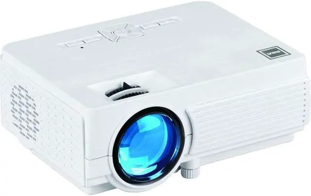 Alt view image 2 of 7 - RCA 480P LCD Home Theater Projector with Bonus 100" Fold up Projector Screen, RPJ166-COMBO - White