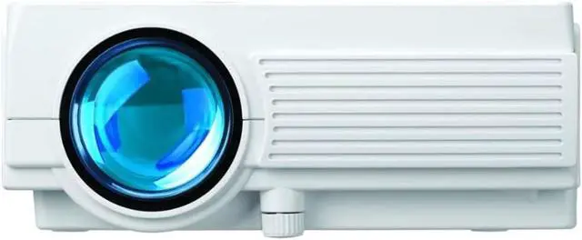 Alt view image 5 of 7 - RCA 480P LCD Home Theater Projector with Bonus 100" Fold up Projector Screen, RPJ166-COMBO - White