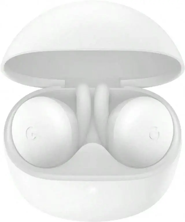 Alt view image 2 of 7 - Google Pixel Buds A-Series True Wireless Bluetooth Earbuds - In-Ear Headphones with Google Assistant, 12mm Dynamic Drivers - Clearly White