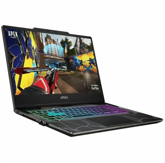 Alt view image 2 of 6 - MSI Cyborg Gaming Laptop - 15.6 inch FHD (1920x1080) 144Hz IPS Display, Intel Core 5-210H, 16GB DDR5 RAM - 512GB SSD, NVIDIA GeForce RTX 5060 8GB GDDR7, RGB Backlit Keyboard, Windows 11 Home - Black
