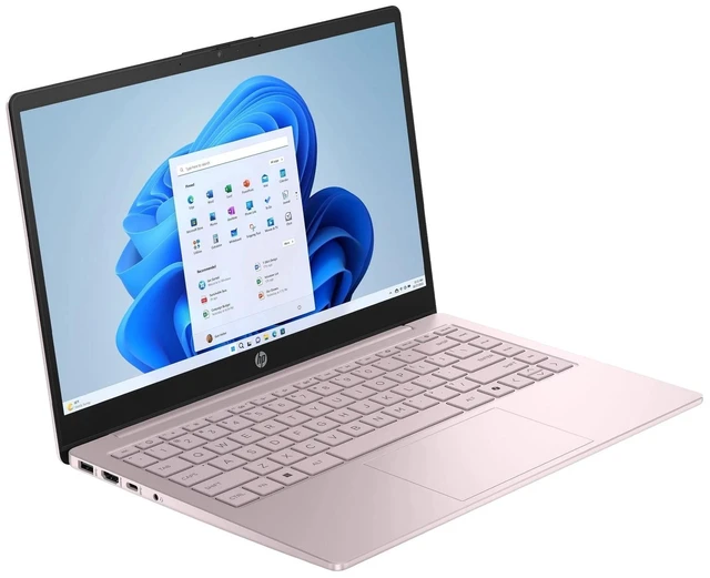 Alt view image 3 of 6 - HP 14-ep2111wm 14 Inch HD (1366x768) Non-Touch Laptop, Intel Processor N150 4GB RAM-128GB UFS, Windows 11 Home - Tranquil Pink(CQ5J5UA#ABA)