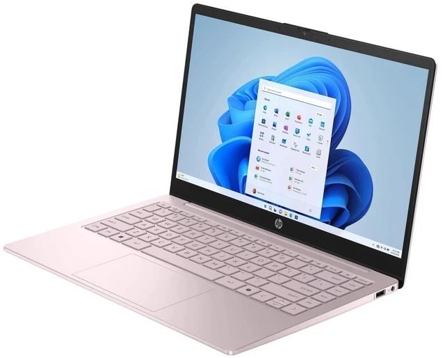 Alt view image 4 of 6 - HP 14-ep2111wm 14 Inch HD (1366x768) Non-Touch Laptop, Intel Processor N150 4GB RAM-128GB UFS, Windows 11 Home - Tranquil Pink(CQ5J5UA#ABA)