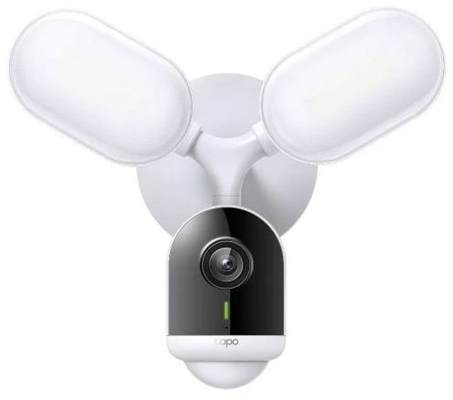 Main image of TP-Link Tapo TC53-2K Wired Smart Floodlight Security Camera - Ultra-Bright Motion-Activated LED Floodlight, Full-Color Night Vision, Smart AI Detection, Two-Way Audio, Weatherproof - White