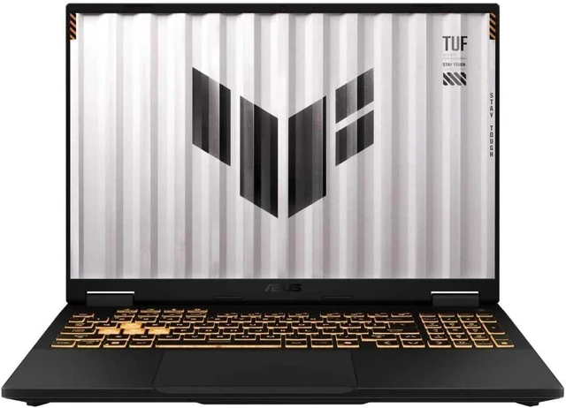 Main image of ASUS TUF F16 - 16 inch WUXGA (1920x1200) 165Hz Gaming Laptop, Intel i7-14650HX Processor, 16GB DDR5 RAM-512GB SSD, NVIDIA GeForce RTX 5060 8GB GDDR7, Backlit Keyboard, Windows 11 Home - Gray