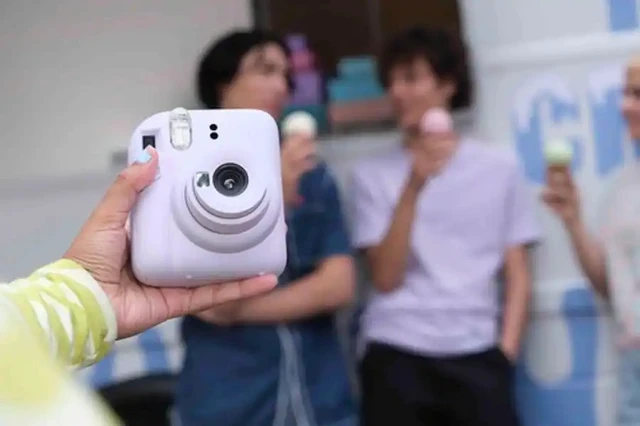 Alt view image 3 of 7 - Fujifilm Instax Mini 12 Instant Camera - Lilac Purple