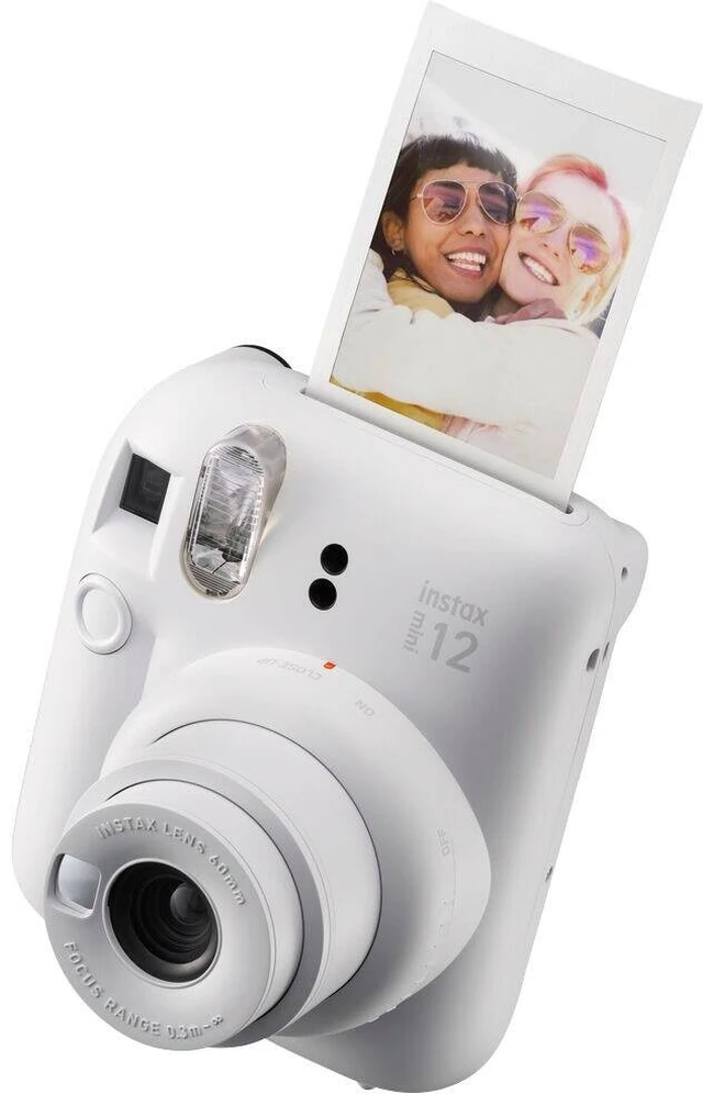 Alt view image 7 of 7 - Fujifilm Instax Mini 12 Instant Camera - Clay White