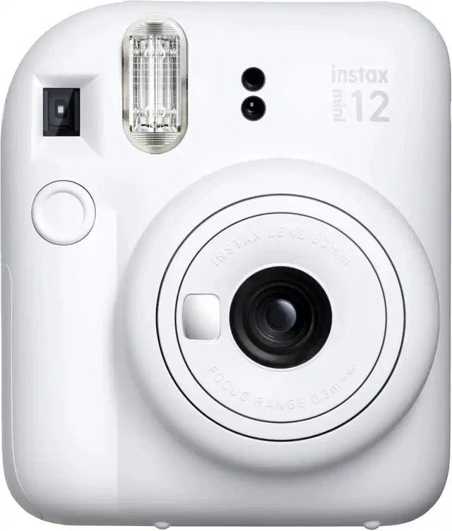 Alt view image 2 of 7 - Fujifilm Instax Mini 12 Instant Camera - Clay White