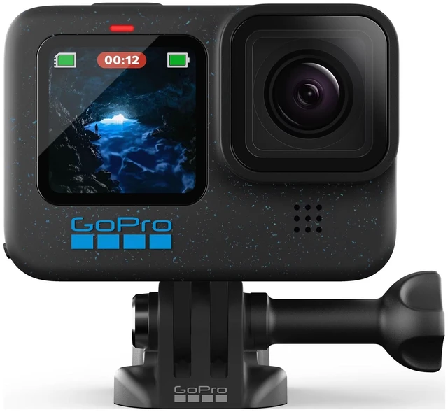 Main image of GoPro HERO12 Black - Waterproof Action Camera with 5.3K 60 Ultra HD Video, 27MP Photos, HDR, 1/1.9" Image Sensor, Live Streaming, Webcam, Stabilization