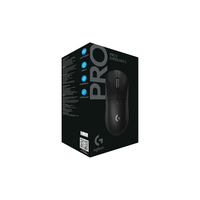 Alt view image 7 of 7 - Logitech G PRO 2 - Lightspeed Wireless Gaming Mouse, Right- or Left-Handed Mouse with up to 4 Customizable and Switchable Magnetic Side Buttons, Black