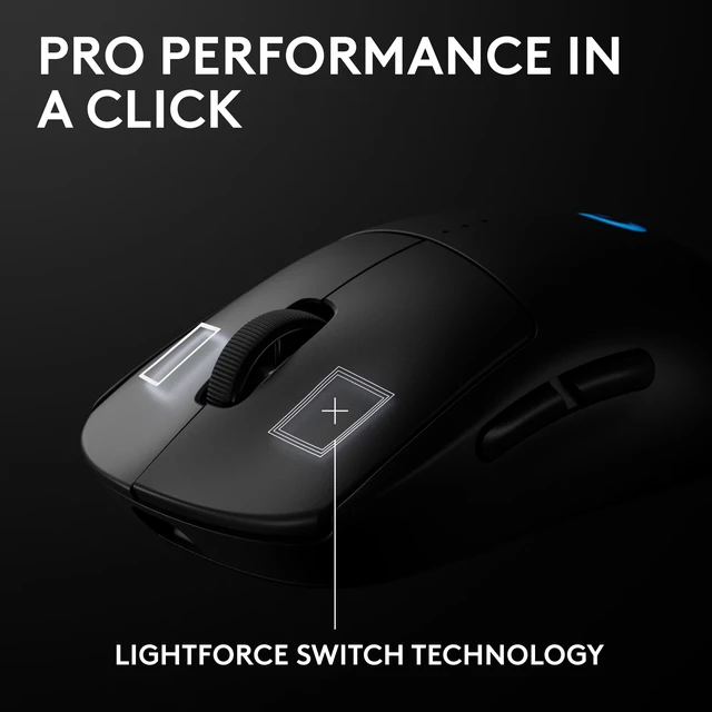 Alt view image 4 of 7 - Logitech G PRO 2 - Lightspeed Wireless Gaming Mouse, Right- or Left-Handed Mouse with up to 4 Customizable and Switchable Magnetic Side Buttons, Black
