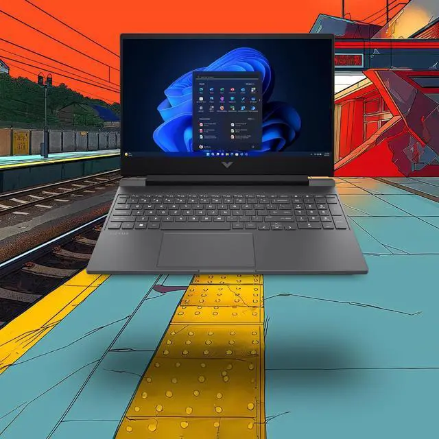 Alt view image 6 of 7 - HP RTX 4050 Gaming Laptop Victus 15.6" FHD IPS, 6-Core AMD Ryzen 5-8645HS (Beat i7-1355U), Backlit KB, RJ45, Bluetooth 5.3, Long Battery Life, W/512GB Portable SSD, Windows 11 Home(16GB GDDR5|1TB SSD)