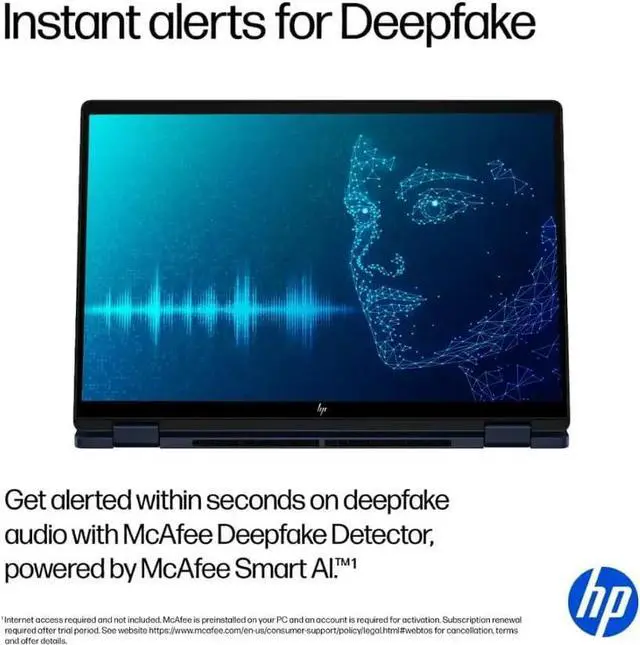 Alt view image 5 of 7 - HP OmniBook X Flip 2-in-1 Copilot+ AI PC Laptop, 14" 2K Touchscreen, Intel Evo Platform 8-Core Ultra 7 258V(>Ultra 9 185H), DTS: X Ultra, Backlit KB, W/Style & 128GB PSD, Win11 PRO(16GB|2TB SSD)