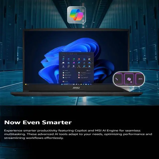 Alt view image 6 of 7 - MSI Katana HX Gaming Laptop, 15.6 165Hz QHD+ IPS Display, 24-core i9-14900HX (UP to 5.8 GHz, GeForce RTX 5070, AI&VR Ready, Copilot+ PC, RGB Backlit Keyboard, Win 11 Pro, Black(64GB DDR5 | 4TB SSD)