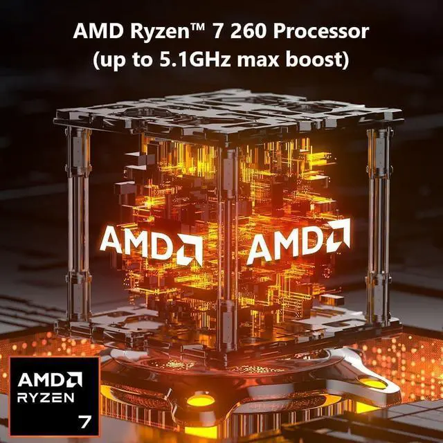 Alt view image 3 of 7 - Lenovo Legion 5 Gaming Laptop, 15.1" WQXGA (2560x1600), AMD Ryzen 7-260(>Intel i9-13905H), NVIDIA GeForce RTX 5060 8GB GDDR7, Wi-Fi 7, 24-Zone RGB Backlit KB, Win11 Home, W/128GB PSD(16GB|1TB SSD)