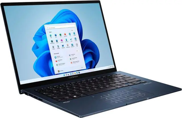 Alt view image 3 of 7 - ASUS Zenbook 14" 2.8K (2880 x 1800) OLED Business Laptop, 90Hz 400 nits Display, 8GB LPDDR5 RAM|256GB SSD, Intel Evo i5-1240P, ErgoSense Backlit KB, Fingerprint, Harman Kardon, Windows 11 Pro 256 GB
