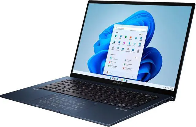 Alt view image 4 of 7 - ASUS Zenbook 14" 2.8K (2880 x 1800) OLED Business Laptop, 90Hz 400 nits Display, 8GB LPDDR5 RAM|256GB SSD, Intel Evo i5-1240P, ErgoSense Backlit KB, Fingerprint, Harman Kardon, Windows 11 Pro 256 GB