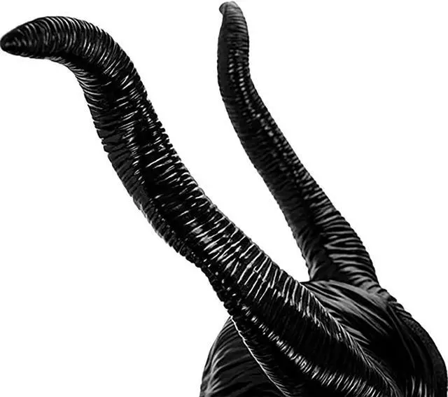 Alt view image 5 of 7 - Maleficent Horns Evil Headwear Mask Cosplay Props Halloween Costumes Accessories Witch Horns Hats for Women Men and Teenage Girls