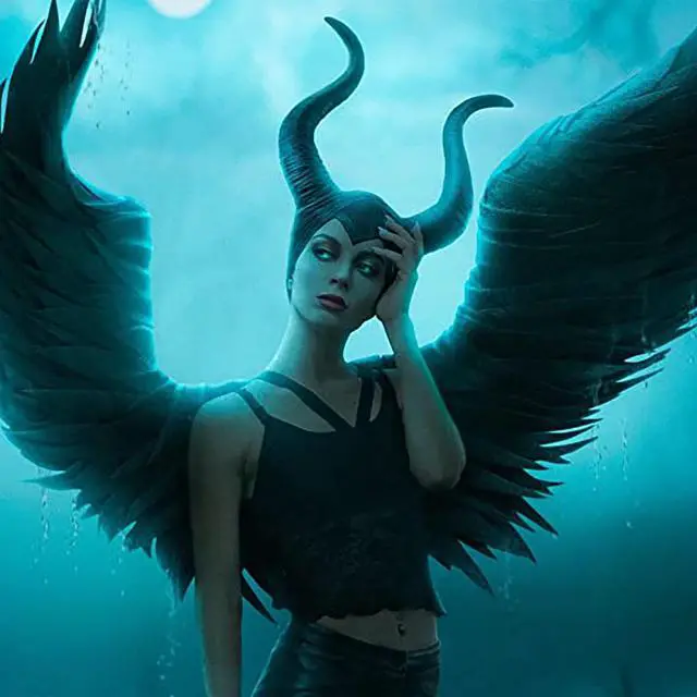 Alt view image 7 of 7 - Maleficent Horns Evil Headwear Mask Cosplay Props Halloween Costumes Accessories Witch Horns Hats for Women Men and Teenage Girls