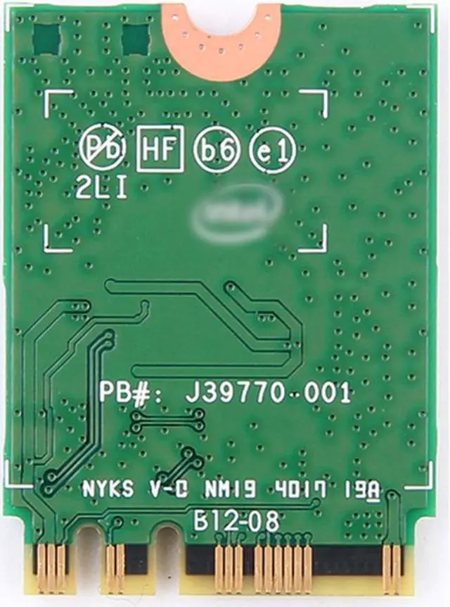 Alt view image 4 of 4 - Sem fio para intel ac 9260 9260ngw 802.11ac ngff wi-fi bluetooth 5.0 card + 6dbi ipex mhf4 u. fl para segundo conjunto de antena externa