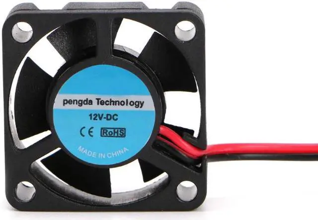 Alt view image 4 of 5 - DC 12V Radiator 30 x 30 x 10mm Humidifier DC Cooling Fan for 3D Printer Accessories Parts Extruder