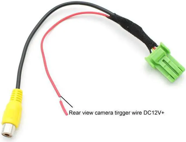 Alt view image 4 of 6 - GreenYi Car Rear Reversing Camera RCA Video Plug Reverse Convert Cable Adapter for Suzuki Vitara Swift SS4 TFT Screen