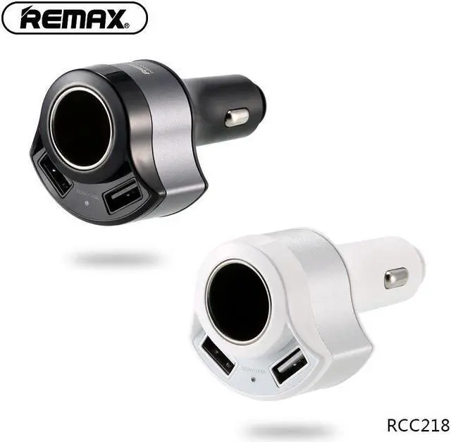 Main image of Remax 2USB Car Charger 4.8A Output 24W Max Fast Charge For iPhone/Samsung/Huawei/Xiaomi Mobile Phone