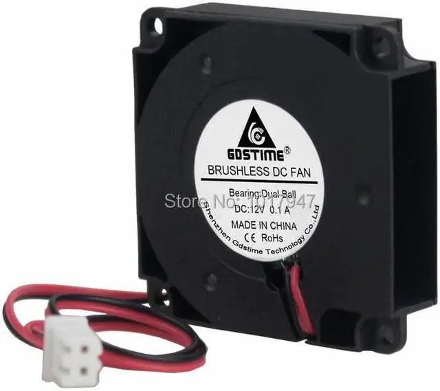 Main image of 1 Pieces Gdstime 40x40x10mm Brushless DC Blower Cooling Cooler Fan 40mm x 10mm 4010 12V 2pin Ball-bearing