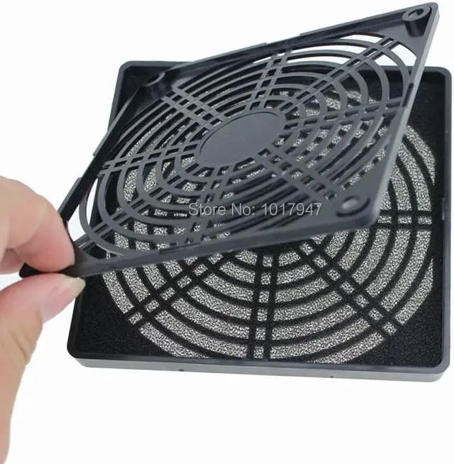 Alt view image 3 of 6 - 5PCS lot Dustproof Foam Mesh Heatsink Filter Dust Guard for 120mm 12cm PC Computer Cooling Fan