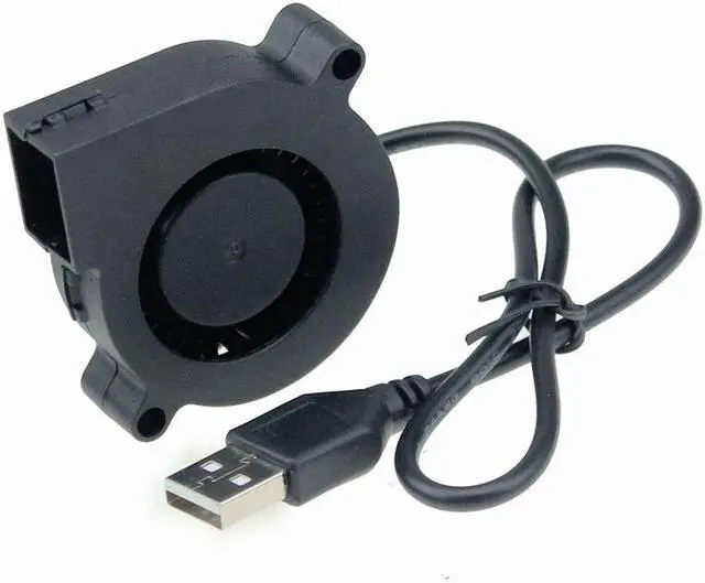 Alt view image 2 of 6 - 100pcs Gdstime 50mm x 15mm 50*15MM 5V USB Brushless DC Cooling Exhaust Blower Fan 5015S