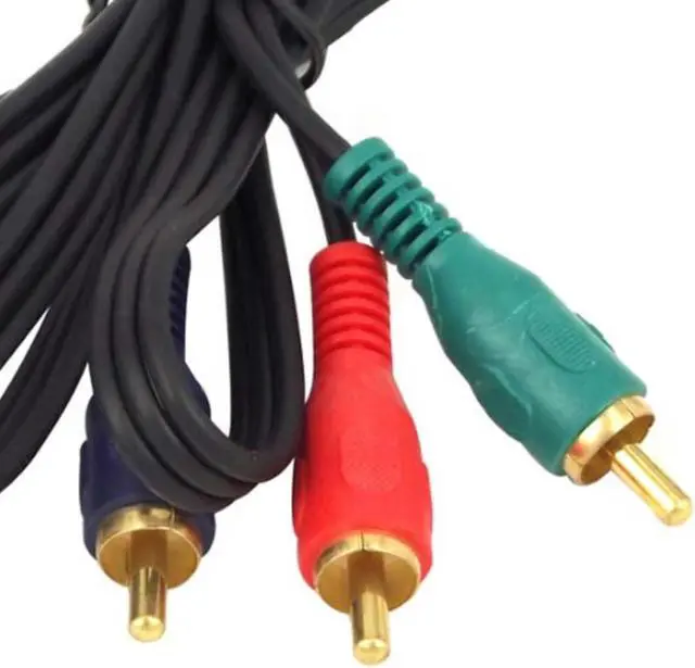 Alt view image 3 of 4 - HDMI-compatible Male To 3 RCA Video Audio AV Adapter Cable 3RCA Stereo Converter Component for TV Set-Box DV DVD PC