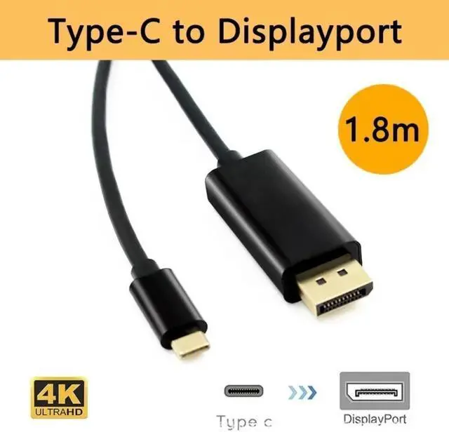 Alt view image 5 of 6 - USB Type-c To Hdmi-compatible Conversion Cable Type C TO HDMI-compatible Conversion Cable 1080P 4K 1.8 Meters