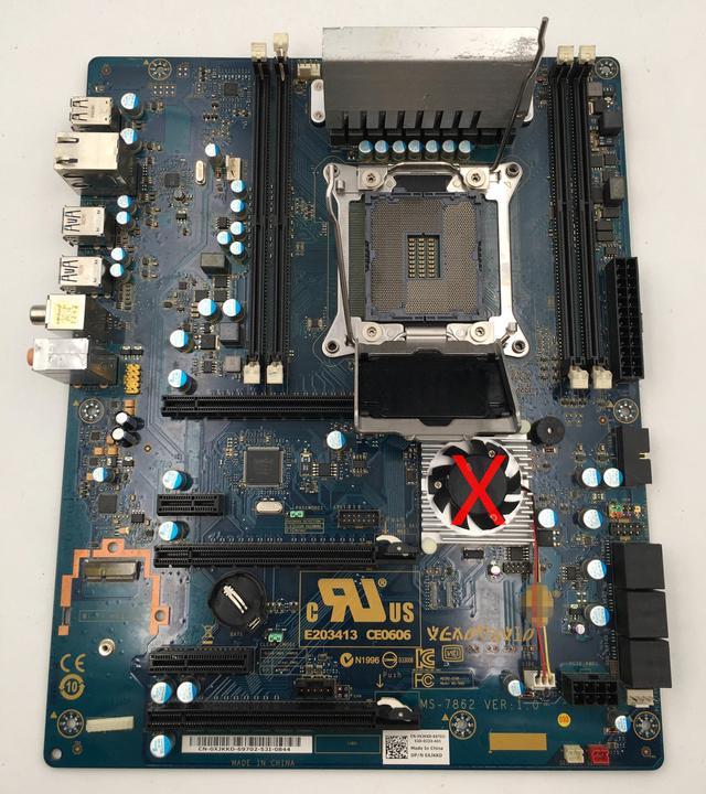 MS-7862 X99 for DELL Alienware Area 51 R2 Desktop PC Motherboard LGA2011 E5  2600 series V3 DDR4