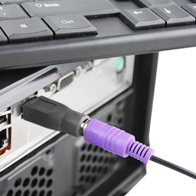 Alt view image 3 of 6 - 2Pcs Mouse PS2 Female To USB Male Port Adapter Converter For PC For Sony Ps2 Keyboard Mouse Mice Accessories 2021 Hot Sale