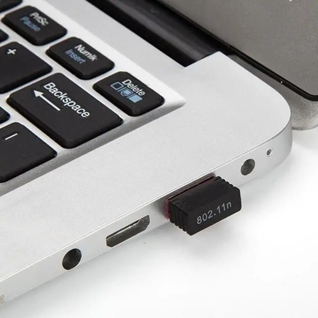 Alt view image 5 of 6 - Portable Mini Network Card USB 2.0 WiFi Wireless Adapter Network LAN Card 150Mbps 802.11 N/G/B RTL8188EU Adaptor For PC Desktop