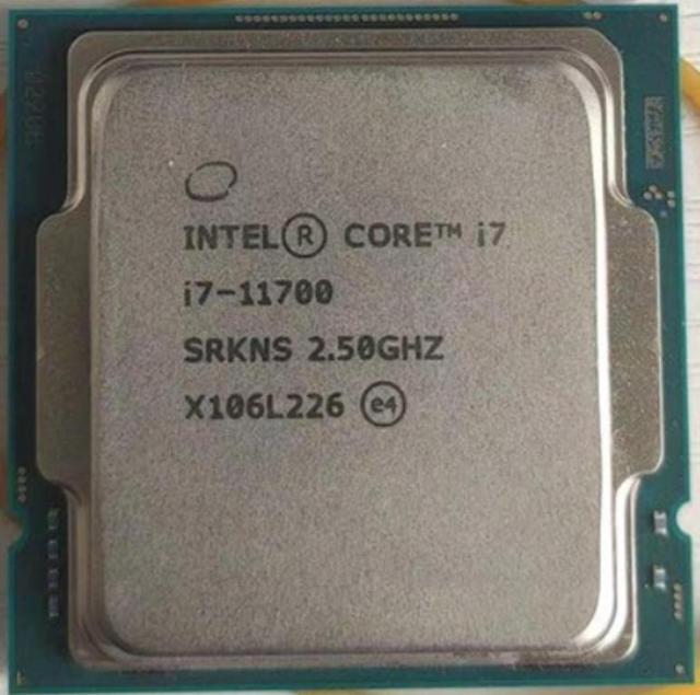 Intel Core i7-11700 i7 11700 2.5 GHz Eight-Core Sixteen-Thread CPU