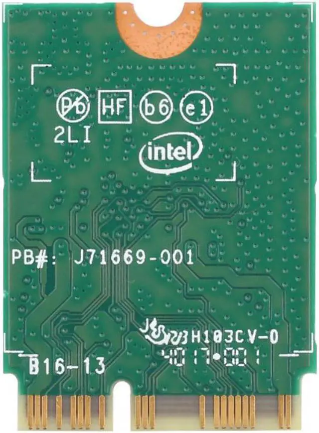 Alt view image 5 of 6 - Dual Band 433Mbps Wireless For Intel AC 9462 9462NGW NGFF Key E Wifi Card 9462AC 8020.11ac Bluetooth 5.0 Laptop Windows 10