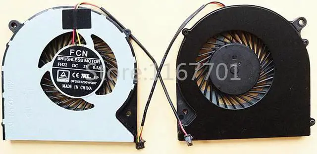 Alt view image 3 of 4 - Laptop/Notebook CPU Cooling radiator heatsink/Fan for Clevo N550 N550RC MACHENIKE F57 F57-D1 D2 D3 6-31-N5502-202