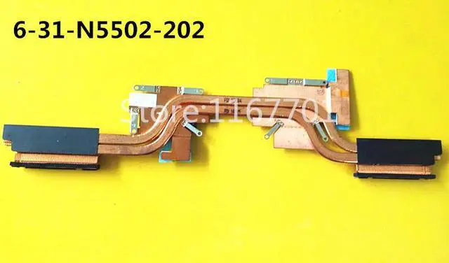 Alt view image 2 of 4 - Laptop/Notebook CPU Cooling radiator heatsink/Fan for Clevo N550 N550RC MACHENIKE F57 F57-D1 D2 D3 6-31-N5502-202