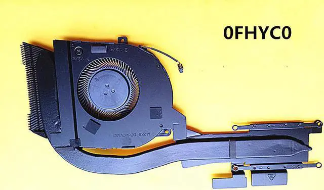 Alt view image 4 of 5 - Laptop/Notebook CPU Cooling Radiator Heatsink&Fan for Dell Latitude 5501 E5501 Precision 3541 0FHYC0 0G07JF 05R2HY