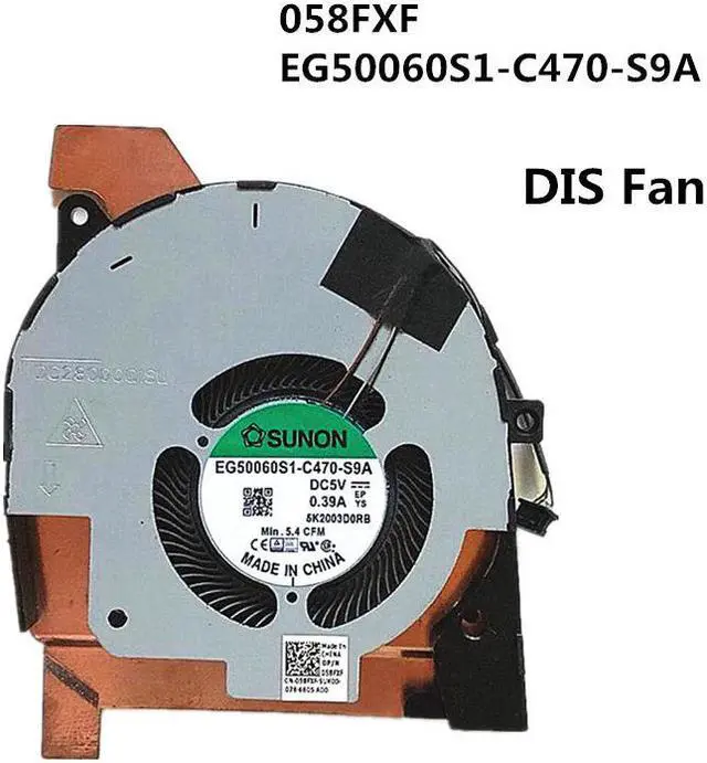 Alt view image 5 of 5 - Laptop CPU Cooling Radiator Heatsink&Fan for Dell Latitude 5511 E5511 Precision 3551 02K4Y3 0HY6C8 058FXF 0M5JXW