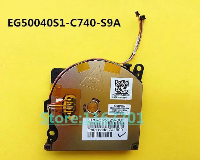 Alt view image 2 of 2 - Laptop/notebook CPU/GPU Cooling Fan For HP Spectre 13 13-V 855629-001 855630-001 EG50040S1-C670-S9A EG50040S1-C740-S9A