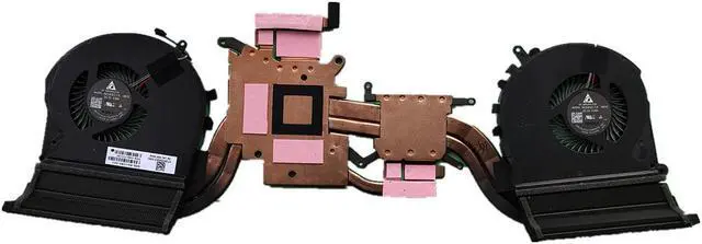 Alt view image 2 of 5 - Laptop CPU/GPU Cooling Heatsink&Fan for HP OMEN 5 PLUS 17-CD TPN-C142 M53280-001 L56873-001 L57167-001 L57166-001