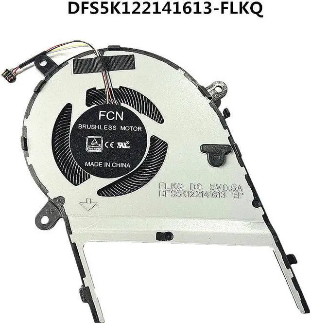 Alt view image 3 of 3 - Laptop CPU/GPU Cooling Fan For Asus zenbook Flip 15 UX562 UX562FA UX562FD Q546FD DFS5K123043633-FKUQ DFS5K122141613-FLKQ