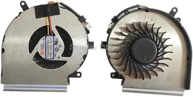 Alt view image 4 of 4 - Laptop CPU/GPU Cooling Fan For MSI GE62 GL62 GP62 GE72 GL72 2QD 2QE 6QD 6QF 16J5 16J4 16J1 PAAD06015SL-N303 N318